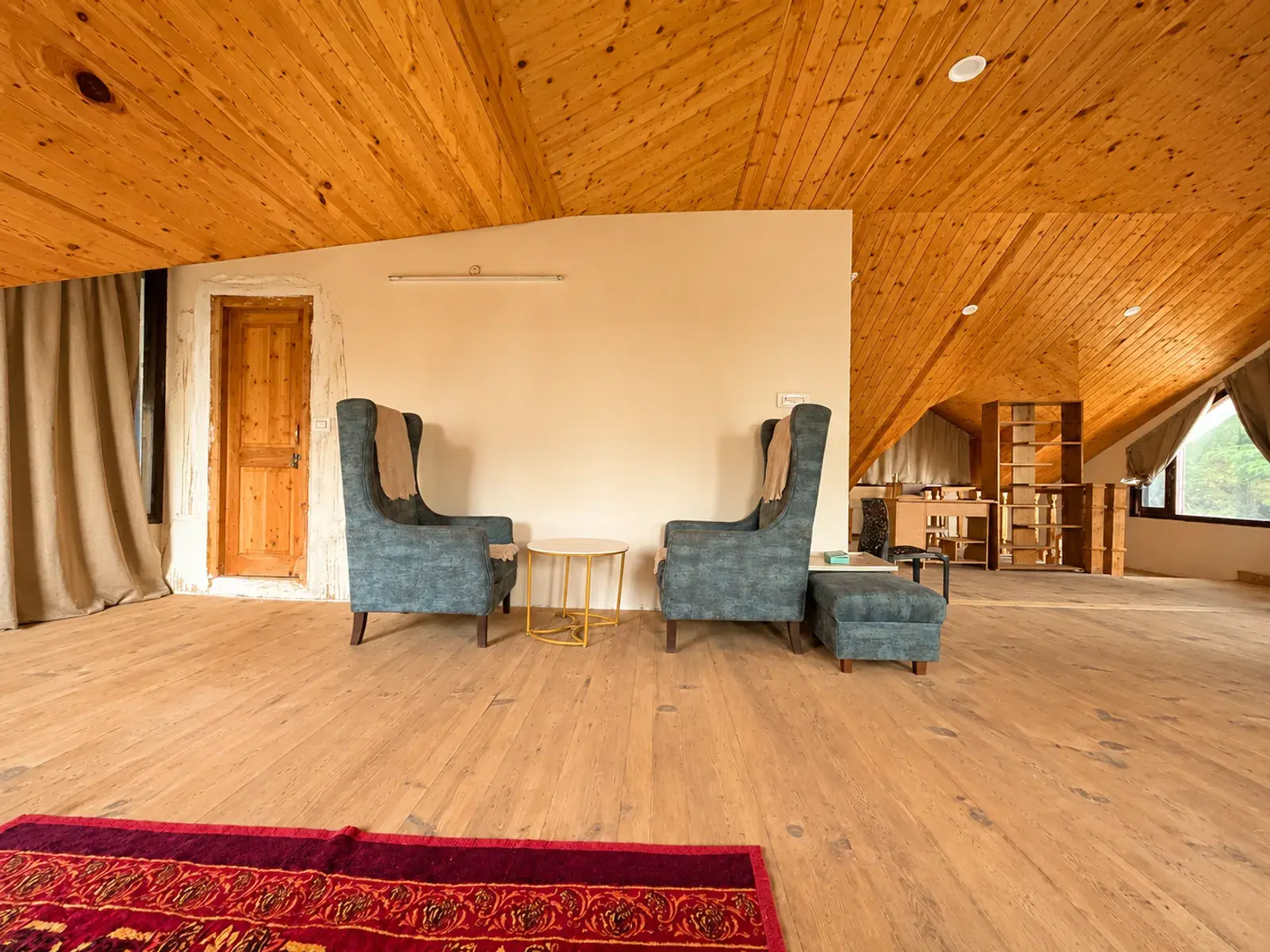 Attic lounge at Noon Villa